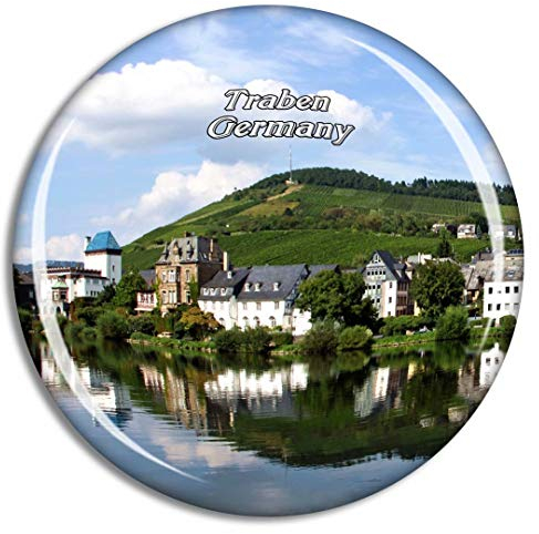 Weekino Traben-Trarbach Deutschland Kühlschrankmagnet 3D Kristallglas Touristische Stadtreise Souvenir Collection Geschenk Starker Kühlschrank Aufkleber