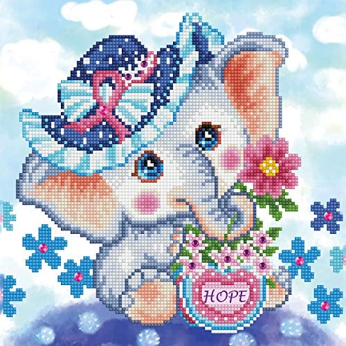 DIAMOND DOTZ Painting, Intermediate Kit DD5, Hope, 30 x 30 cm