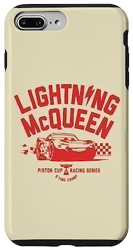 iPhone 7 Plus/8 Plus Disney Pixar Cars Lightning McQueen Piston Cup Racing Series Case