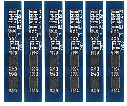 Alinan 6pcs 2S 3A 7.4V 8.4V 18650 Lithium Battery Charger Protection Board BMS PCM Current Battery Protection Circuit Module for Li-ion Lipo Battery Cell Pack