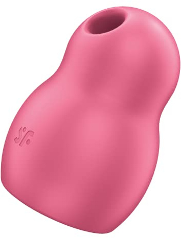 Satisfyer Pro To Go 1 Vibrator | Druckwellenvibrator in hellblau | Sex Toys | Dual Motor | Kompakt & Wiederaufladbar | Wasserdicht (IPX7) | Druckwellenvibrator in rot | Sexspielzeug für Frauen | Erotik