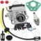 ZAMDOE Carburador de 15mm de desbrozadora de 52cc 50cc 49cc 47 CC 43 CC 33 CC, con Junta, Filtro de Combustible de bujía, para Cortasetos, soplador, bordeadora, cultivador, Bicicleta de Bolsillo