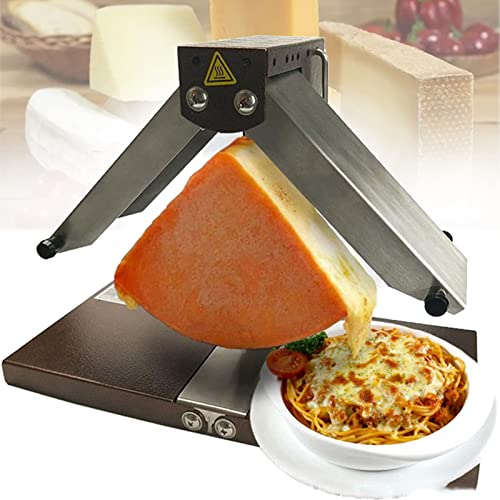 Commercial Cheese Melter, Electric Raclette Cheese Grill Melter, Rapid Heating Raclette Grill, Tradicional Raclette Melting Machine, Cheese heater, 0~90° adjustable