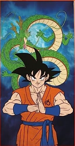 empireposter Dragon Ball - Shenlong - Mikrofaser Handtuch - 70x140 cm - Strandtuch Badetuch
