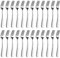 BEWOS Silver Forks 24-Piece Set, Stainless Steel, 8 Inch (20.3 Cm) Silver Table Forks, Mirror Polished, Dishwasher Safe, Suitable for Household, Restaurant, Canteen