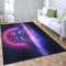 Srigzcaly Bunte Teppich rutschfeste 120x170 cm - Neonfarbenes Pyramidenmuster Dekor Teppich, Für Wohnzimmer, Esszimmer, Kinderzimmer - Kurzflor Flanell Teppiche Pflegeleicht Waschbare, Eingangsmatte
