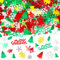 MARFOREVER Tischdeko Weihnachten, Weihnachtskonfetti Glitzernde Tischdekoration Streudeko Silvester Weihnachten Dekoration Tischkonfetti Weihnachtsmann Weihnachtsbaum