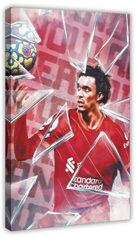 Fußballspieler Trent Alexander Arnold Sport Poster Leinwand Poster Wandkunst Dekor Druck Bild Gemälde für Wohnzimmer Schlafzimmer Dekoration Rahmenstil 60 x 90 cm