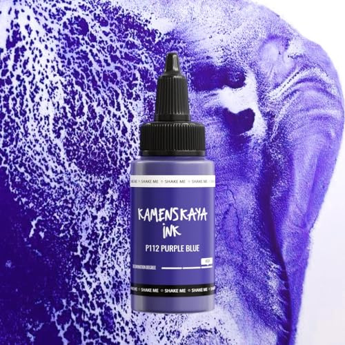 KAMENSKAYA Delaminierende Alkoholtinte - Selbstspaltende Alcohol Ink P-112 'Violett Blau', 30 ml