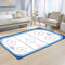 Eishockeybahn, bedruckter Teppich, amerikanischer Eishockey-Sportteppich, Wintersport, Spielbereich, Teppich, rutschfeste Bodenmatte für Wohnzimmer, Schlafzimmer, Spielzimmer, Dekoration, Geschenk für