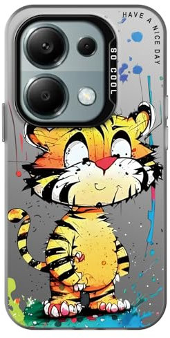 YUXING Coque pour Xiaomi Redmi Note 13 Pro 4G / Poco M6 Pro 4G, Étui Téléphone Ultra Fine Antichoc Fleurs Animal Motif Design Housse Protection Slim Bumper Case Cover, Tiger