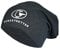 SCHIETWETTER Leichte Beanie Mütze Möwe, Übergangsmütze, dünne Kopfbedeckung, Logo-Print, stretch, warm, einfarbig anthra/white OS