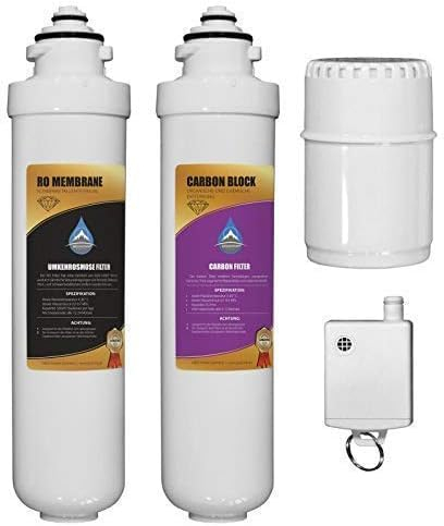 Wasserfilter Set (Art. 4521) Wasserfilterkartuschen für Umkehrosmose Osmoseanlage (Art. 4501) Mountain Fresh | kompatibel mit Aqua Global Pure Nino Flexible