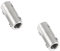 Leliafleury Lot de 2 serre-câbles en acier inoxydable de 10 mm à coudre à double trou avec bouchon à vis pour raccords de câbles