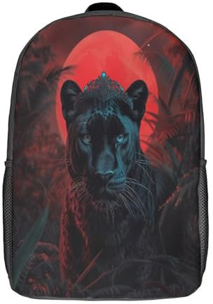 Black Panther Kindererucksack Schultasche Für Jungen Vorschule Grundschule Tagesrucksack 3D Schulrucksack Bücher Schreibwaren Spielzeug Backpack Schulranzen 17inch