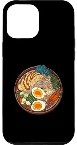 iPhone 12 Pro Max Ramen Japanese Food Anime Style Noodles Case