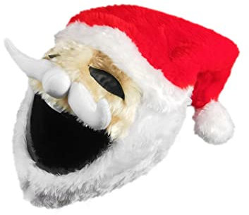 FunnyRiders Motorradhelm Überzug Plüsch Helmüberzug Motorrad - Lustig Motorrad Helm Überzug - Helmüberzug Motorradhelm - Hochwertiger Stoff-Cover Helm Deko