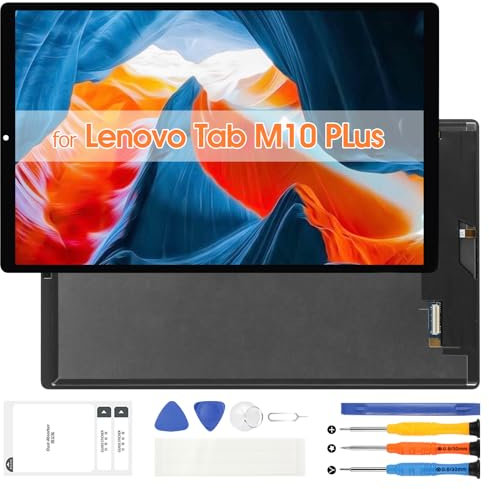 Pantalla LCD para Lenovo Tab M10 Plus - para Lenovo Tablet M10 Plus TB-X606 LCD Digitalizador para Lenovo M10 Plus LCD Display TB-X606F TB-X606X Pantalla táctil Cristal Asamblea Kit 10.3