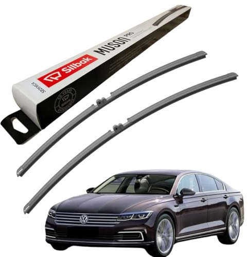 Silbak Windscreen Wipers, fits for VW PHAETON (05/2002-03/2016) Front Wiper Blades, 600mm/530mm