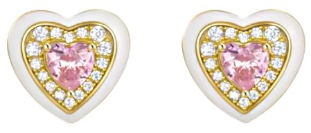 Orecchini donna in argento 925 placcati oro giallo 18K carati