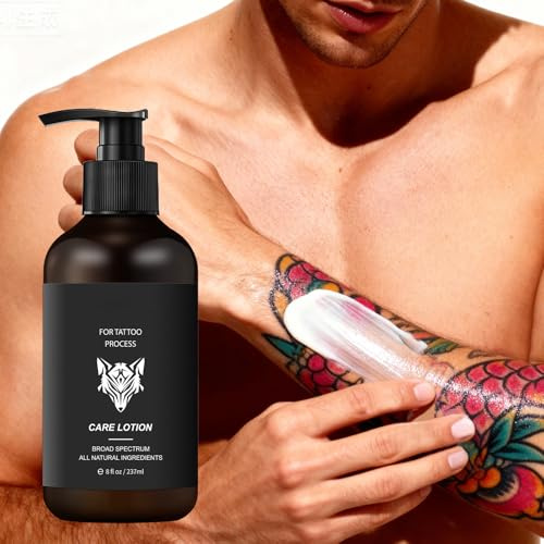YAFUSIPE Tattoo Aftercare Lotion For New & Old Healing Repairing Cream 8OZ