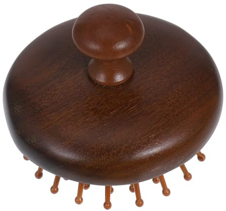 Massagkamm mit Rundem Kammkopf, Tragbar und Leicht | Kopfhautmassagekamm für Männer und Kinder, für Salongebrauch, Universelle Passform