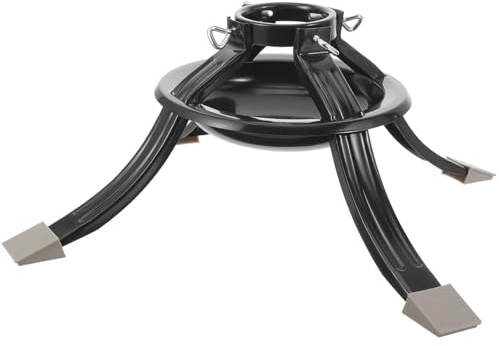 DIYEAH Base de Metal para Árbol de Navidad Real Soporte Circular Ajustable de Hierro Forjado para Árbol de Navidad Decorativo para Salas de Estar