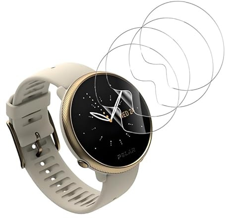 Joywing für Polar Ignite 3 Schutzfolie, 4 Stück Soft TPU Folie Polar Ignite 3 Schutz Panzerfolie, Anti-Bläschen Displayschutz, HD Klar Panzer Schutzglas