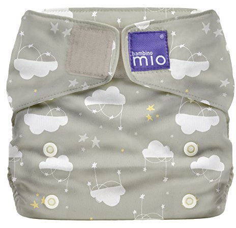 Bambino Mio, miosolo classic all-in-one reusable nappy, cloud nine