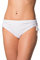 Aquarti Bikinihose Damen mit Raffung – Bikinihosen für Damen mit Bindebändern, schnelltrocknend, Farbe: Weiß, Größe: 44