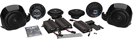 Wild Boar Audio WBA Whole HOG KIT with 900 Watts RMS 6 Channel Amplifier System, Lower Adaptors, 6.5 Front, Rear & Lower Speakers (6 Pack), Fits 2014-2024 HD Motorcycles