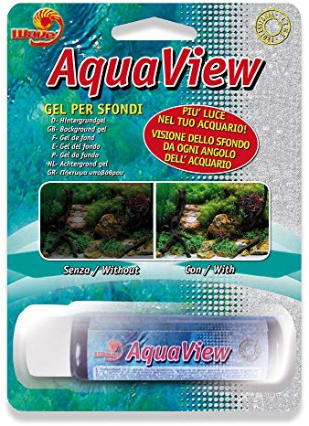 Aquaview Fixiergel von Amtra Wave für Fotorückwände 30ml Aquarium Rückwand Folie