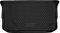 Element Passgenaue Kofferraummatte Laderaumwanne passend für Renault Twingo, Mk3 III, 2014-2024, 1 TLG, Schwarz