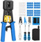 Netzwerk Reparaturwerkzeuge Proster 129 in 1 Professionell N Netzwerk werkzeug set LAN-Kabeltester Netzwerk Crimper Abisolierschneider Kabelanschluss für RJ11/ RJ12/ CAT5/ CAT6/ Cat
