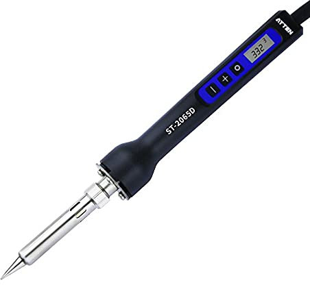 Atten ST-2065D Soldering Iron with LCD Display 65W Temperature Adjustable UK Plug