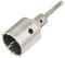 Meccion Lochsäge Hohl Bohrkrone 60mm mit SDS Plus Adapter 110 mm und Zentrierbohrer, Dosensenker Hammerschlagfest Kronenbohrer für Mauerwerk, Ziegel, Beton, Zement, Stein
