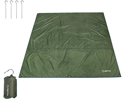 Zeltplane Camping Zelt Tarp Outdoor Plane/Zeltmatte/Zeltunterlage, wasserdichte Picknickdecke Wasserdichtes Zeltunterlage, Camping Zelt Tarp, Markisenteppich Mehrere Größen Für Camping Wanderpicknick