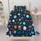 Gusuhome Sports Fitted Sheet Twin Size for Boys Basketball Baseball Football Soccer 3D Printed Sheet Set for Teens Children Kids Bedroom Print Comfy Bedding Bed Sheet Set Decorative for Sports Fans