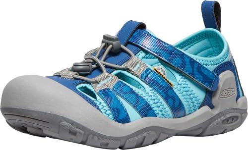 KEEN Unisex Kinder Knotch Creek Sandale, Fjord Blue/Ipanema