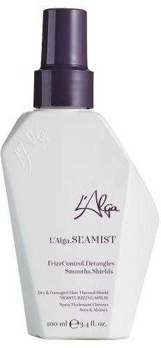 L'Alga Seamist Haarkonditioner 100ml - Leave-In, Bio-Restorative Complex - Hydrating, Shining, Damage Control - Trockenes Haar - Unparfümiert - 100ml