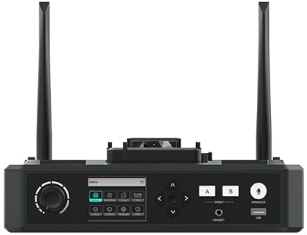 Hollyland Solidcom C1 [Offiziell] Basisstation Full Duplex Wireless Intercom System Teamkommunikation mit Kaskadenverbindung AB Gruppe UAC Funktion für Online Cloud-Meetings - Single HUB