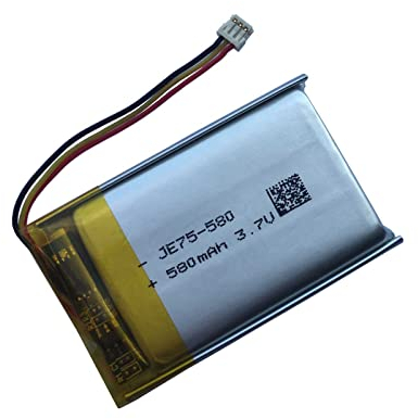 580mAh 3.7v Rechargeable Lipo Battery Replacement for Jabra Evolve 75, Evolve2 65 Heaset Battery Replacement AHB572535PST Battery Upgarde