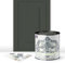 ALL-IN-ONE Paint, Durable cabinet and furniture paint. Built in primer and top coat, no sanding needed. Includes our 30 featured color card - Envy (slate green), Quart
