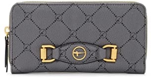 Tamaris Anastasia Buckle Zip Around Wallet Darkgrey