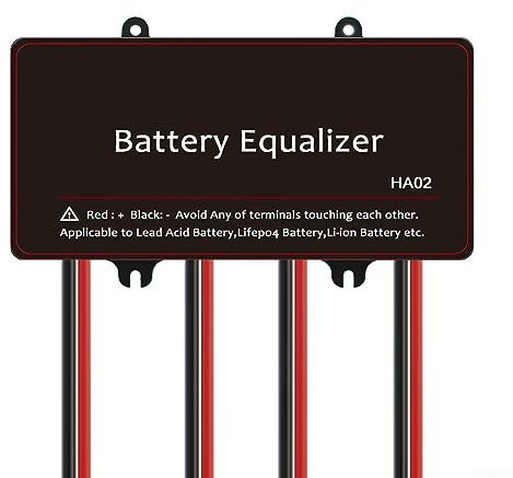 HA02 Battery Equalizer for 4X 12V Batteries Voltage Balancer Solar System Battery Charger 48V for Battery Protection