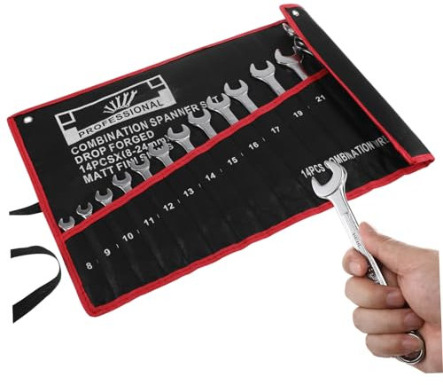 SEWOART 14 Stück Ratsche Set Anzug Drehknarre Box Set Freistehende Ratsche Steckwerkzeug Mechanische Ratsche Pflaumenbrust Chrom-Vanadium-Stahl Bremsleitung