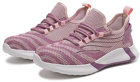 Scarpe Antinfortunistiche Donna Leggere Scarpe da Lavoro con Punta in Acciaio Scarpe di Sicurezza Traspiranti