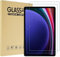 2 Pack Screen Protector For Samsung Galaxy Tab S9 2023, S8 2022, S7 2020 11 Inch Tempered Glass Film For S7/S8/S9