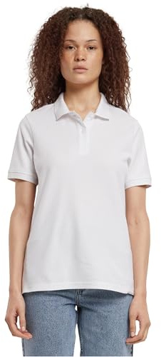 Urban Classics Ladies Polo Shirt Frauen Poloshirt weiß Basics
