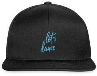 Spreadshirt Let’s Dance Gestickte Typo Für Tänzer Snapback Cap